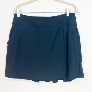 GREG NORMAN BLACK TENNIS GOLF SKORT SKIRT ATHLETIC ACTIVEWEAR WOMENS MEDIUM